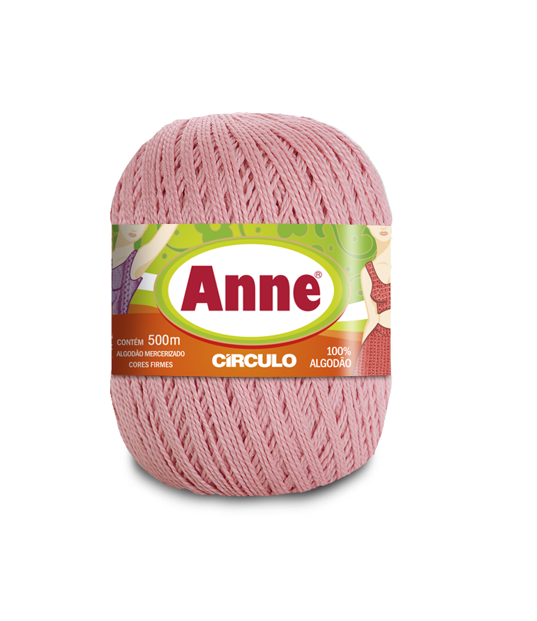 Linha Anne 500 Circulo Cor 3227 - ROSA ANTIGO