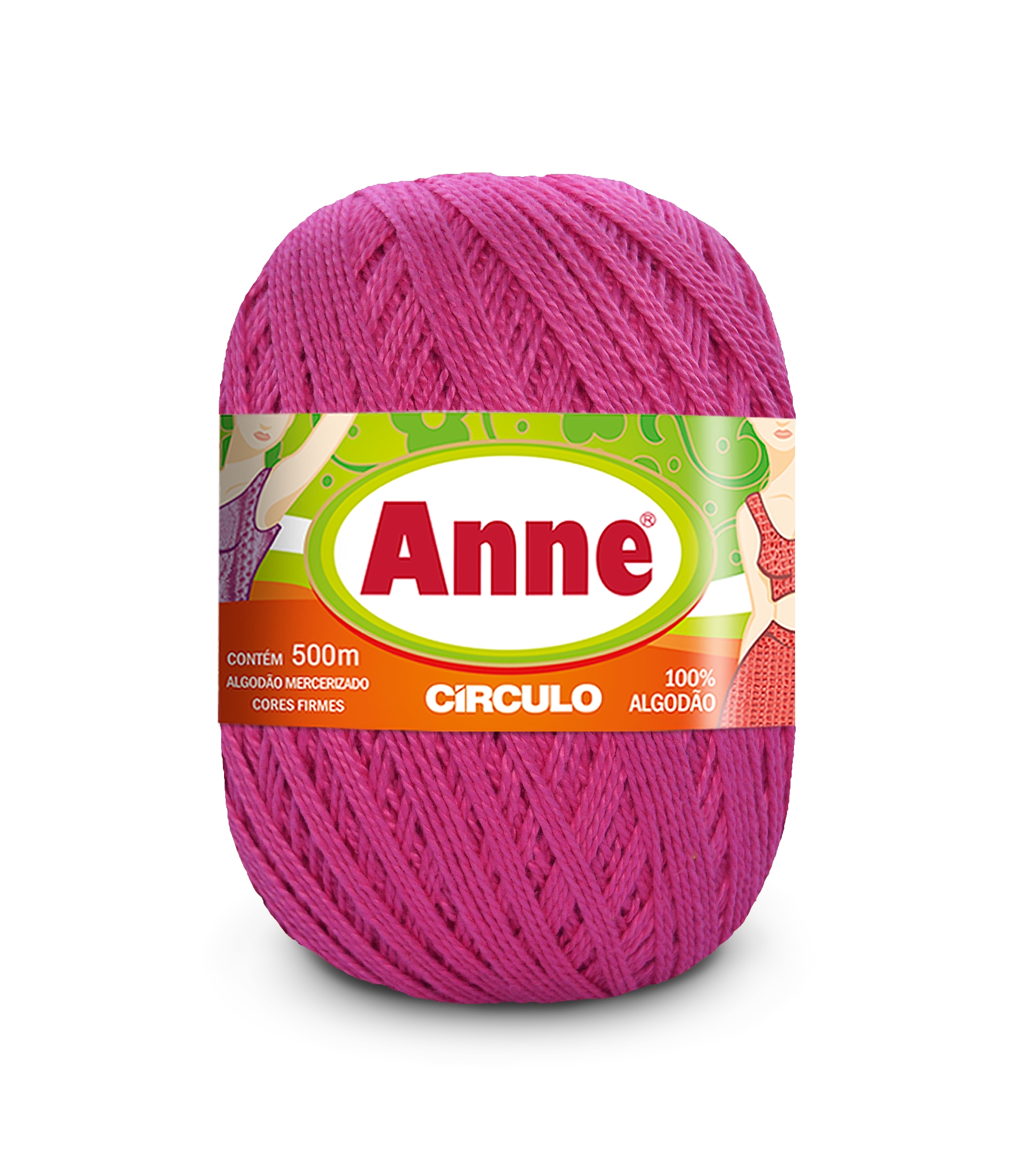 Linha Anne 500 Circulo Cor 3839 - ROSA CÍTRICO