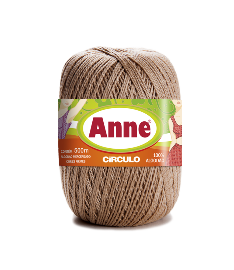 Linha Anne 500 Circulo Cor 7650 - AMÊNDOA