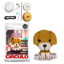 Kit Amigurumi - Coleção Cães e Gatos - Caramelo - Círculo - 408476.0007