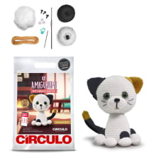 Kit Amigurumi - Coleção Cães e Gatos - Malhado - Círculo - 408476.0006