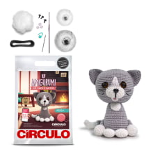 Kit Amigurumi - Coleção Cães e Gatos - Persa - Círculo - 408476.0004