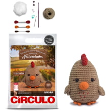 Kit Amigurumi - Coleção Fazendinha - Galinha - Círculo - 430226.02