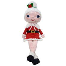 Kit Amigurumi Natal Mamãe Noel 2024 Cor 002 Círculo