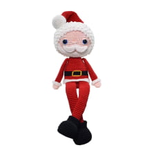 Kit Amigurumi Natal Papai Noel 2024 Cor 001 Círculo