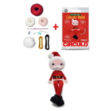 Kit Amigurumi Natal Papai Noel 2024 Cor 001 Círculo