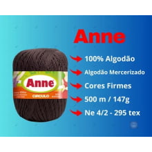 Linha Anne 500 Circulo Cor 1289 - CANÁRIO