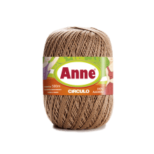 Linha Anne 500 Circulo Cor 7625 - CASTANHA